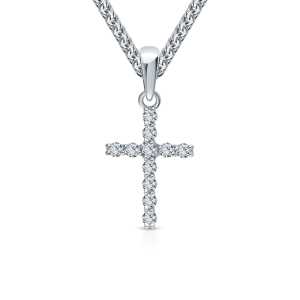 Золотая подвеска с бриллиантами природными